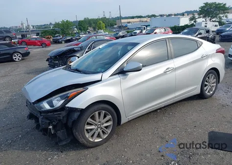 2015 Hyundai Elantra Se from USA, damaged, VIN KMHDH4AE7FU264132